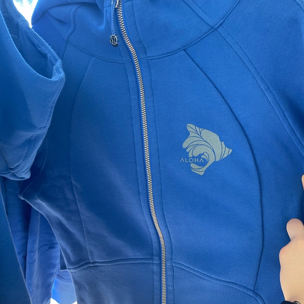 Lululemon scuba full-zip cropped hoodie - limited edition - Aloha collection